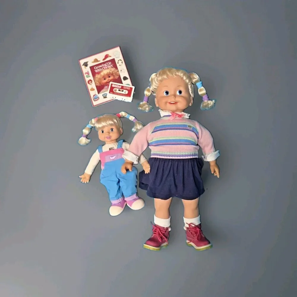 1986 PLAYMATES Doll 🎀 CRICKET Talking WORKS Eyes Mouth Move TESTED Video